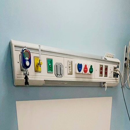 Salidas de gases medicinales instaladas por SCH MEDICOS